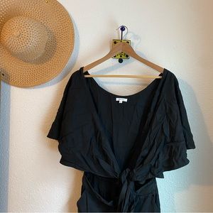 The Vetta Relaxed Capsule Jumpsuit Black Size small